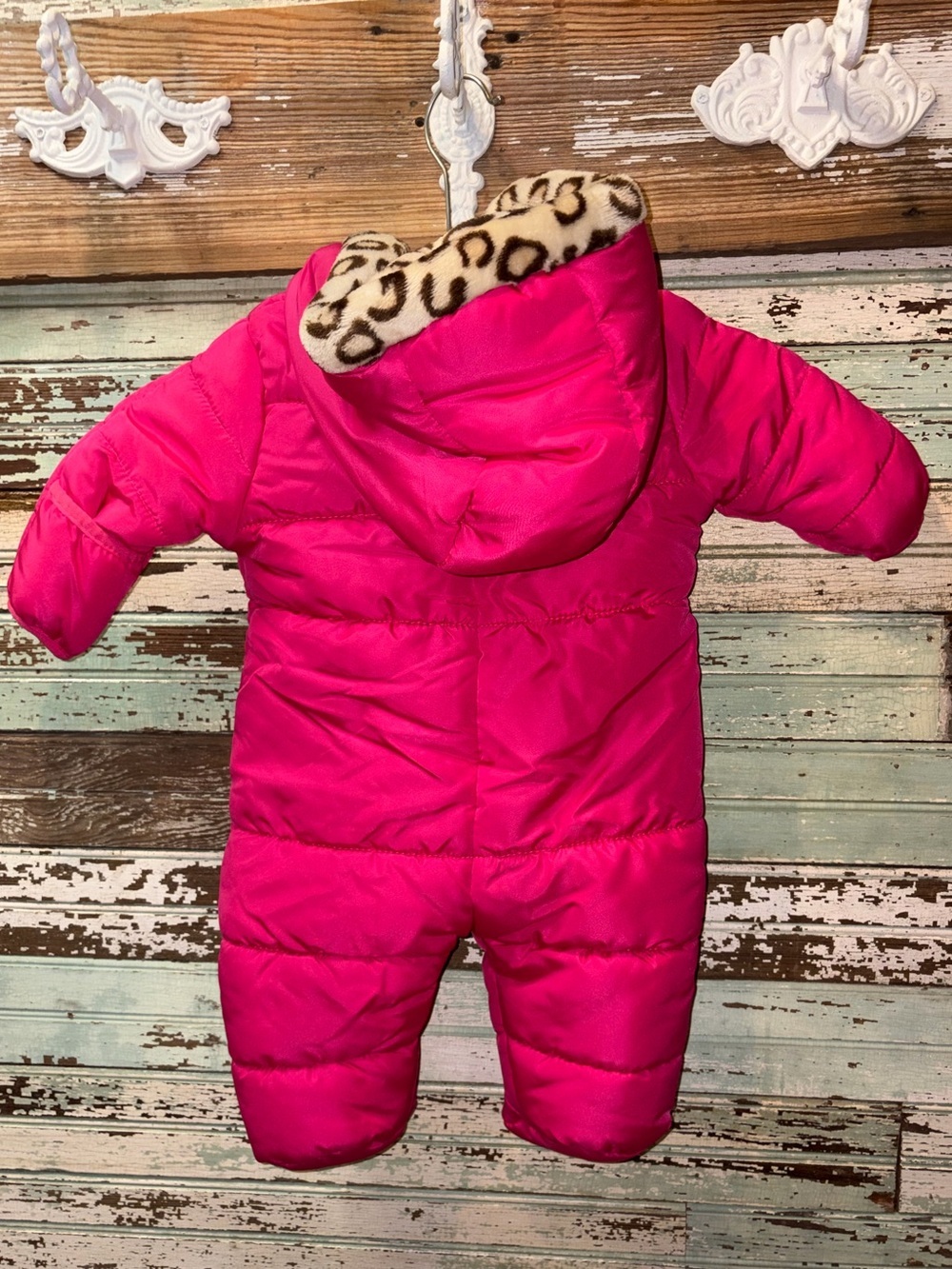Steve Madden Bright Pink Quilted Jacket with Embroidered Logo